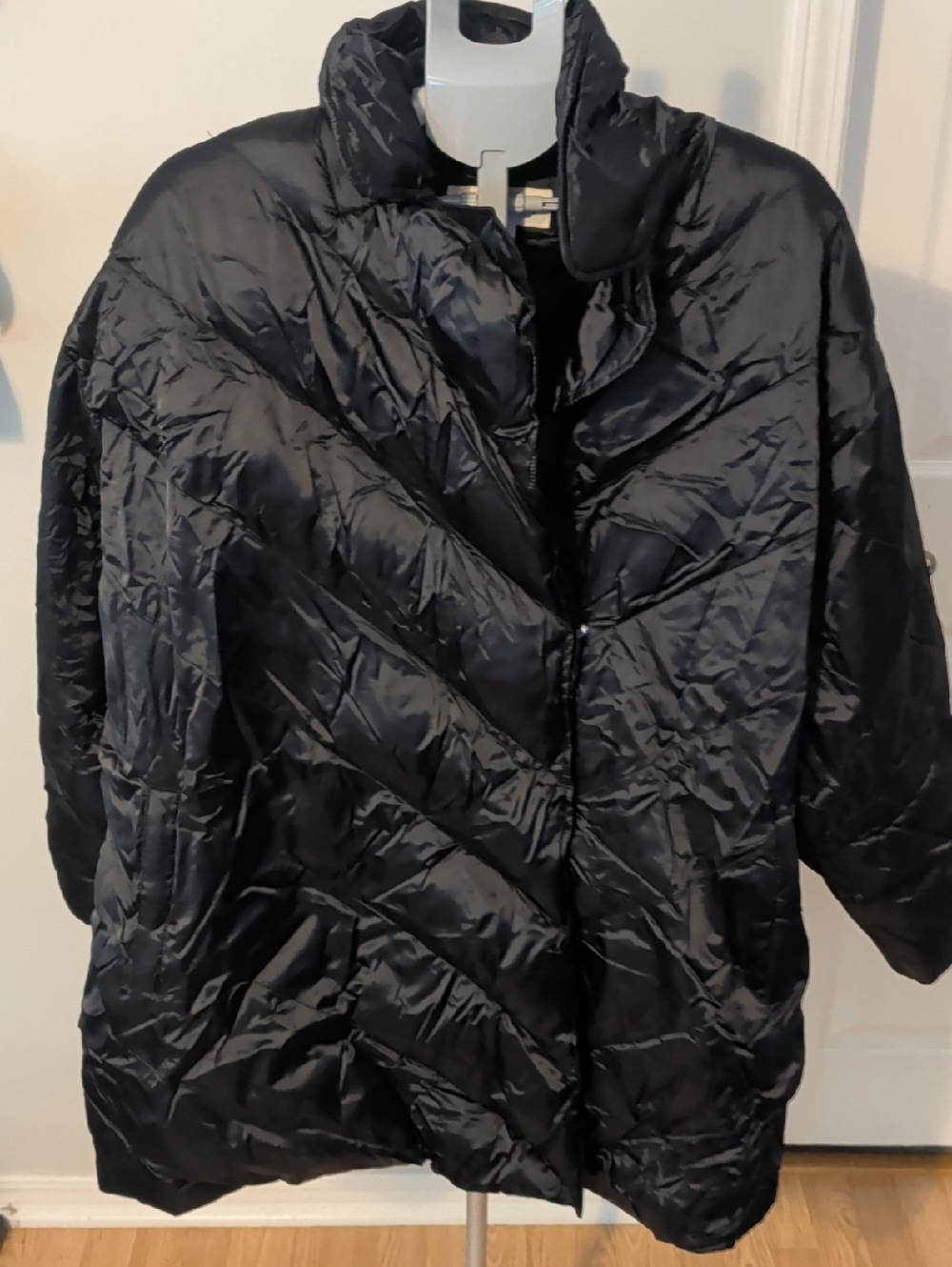 Ava & Viv Black Quilted Oversized Puffer Jacket